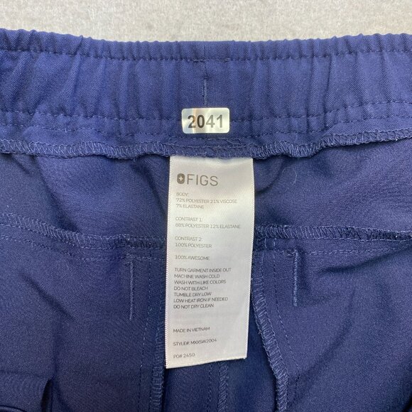 Figs Jogger Mens XL Blue Drawstring Scrub Pull On Tansen Pants - Picture 2 of 6